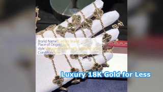 Vòng tay vàng 18K Vintage Trang sức sang trọng