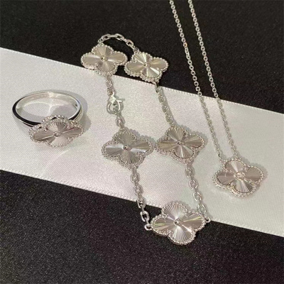 Thương hiệu sang trọng vàng thật 18k đồ trang sức Custom Brand và Arpels đồ trang sức