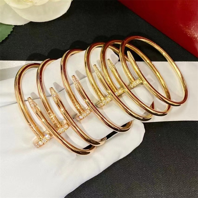 Đồ trang sức cao cấp Brand Juste Un Clou vòng tay vàng hoa hồng kim cương vòng tay