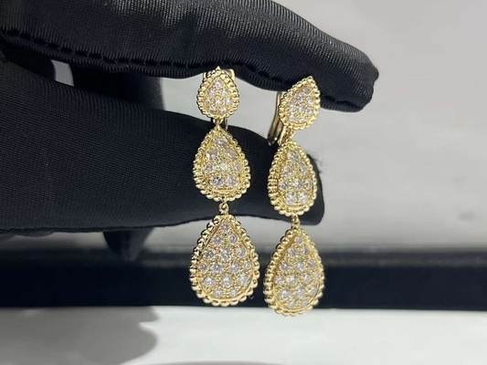 Trung Quốc Đồ trang sức Nhà sản xuất Đồ trang sức kim cương thực Đồ trang sức kim cương xa xỉ Bắt tai kim cương Đồ trang sức ước ao Đồ trang sức thương hiệu xa xỉ