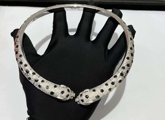 Nhẫn tùy chỉnh Nhẫn kim cương thương hiệu sang trọng Brand Jewelry Tiger Nhẫn nhà sản xuất đồ trang sức